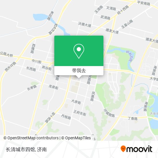 长清城市四馆地图