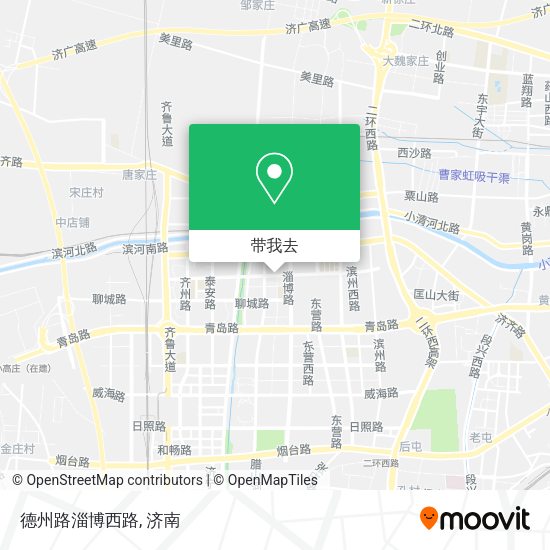 德州路淄博西路地图