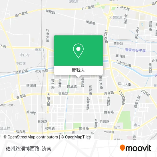 德州路淄博西路地图