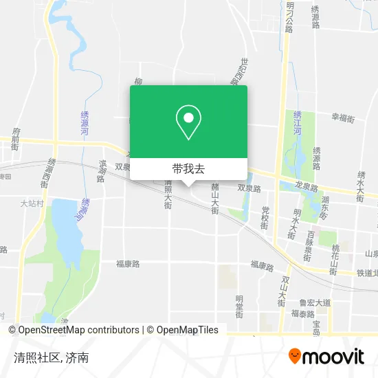 清照社区地图