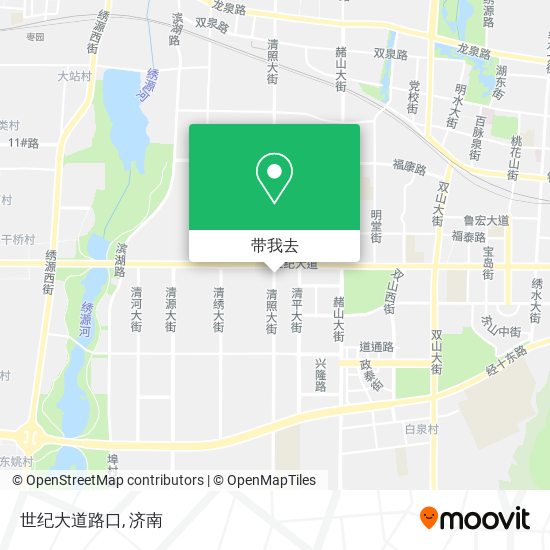 世纪大道路口地图