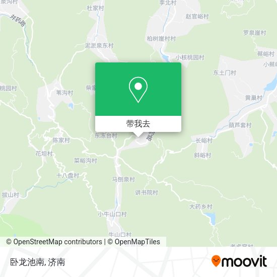 卧龙池南地图
