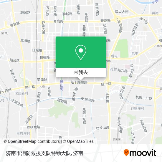 济南市消防救援支队特勤大队地图