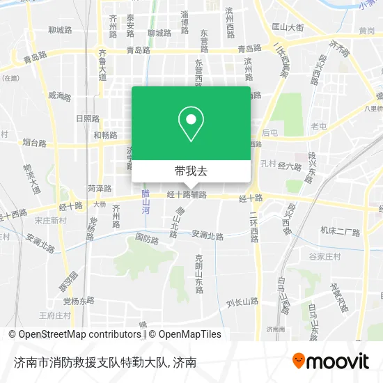 济南市消防救援支队特勤大队地图
