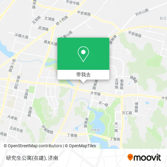 研究生公寓(在建)地图