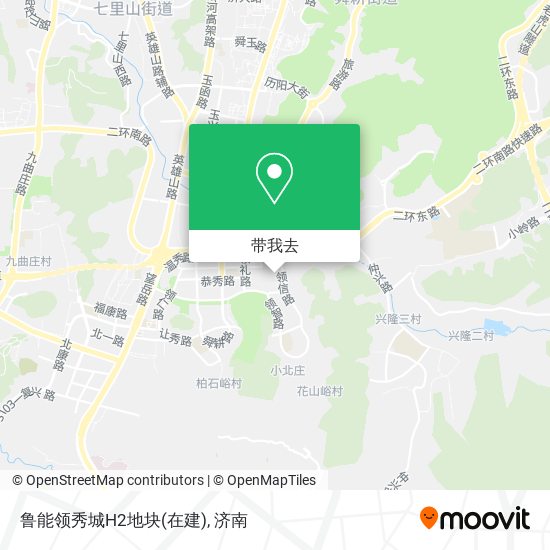 鲁能领秀城H2地块(在建)地图