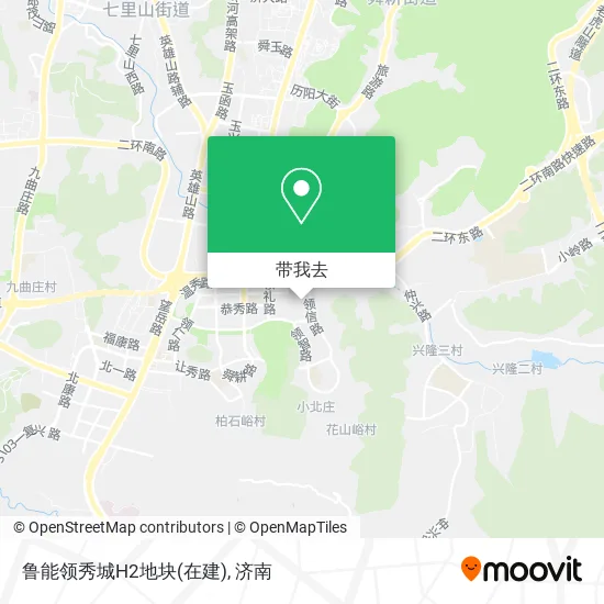鲁能领秀城H2地块(在建)地图