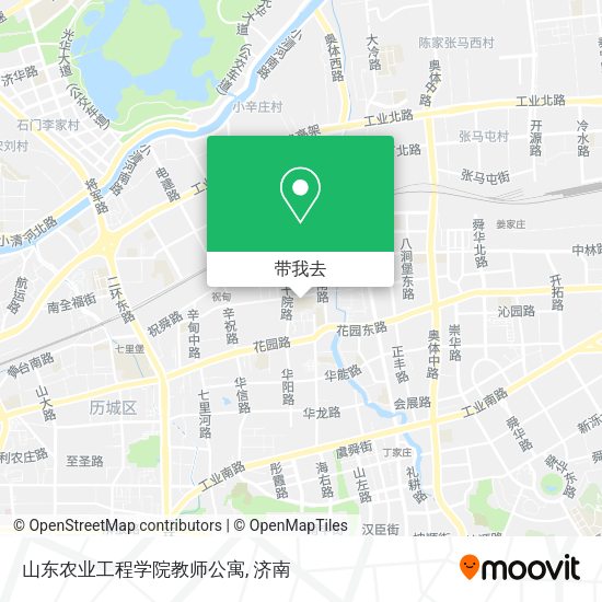 山东农业工程学院教师公寓地图