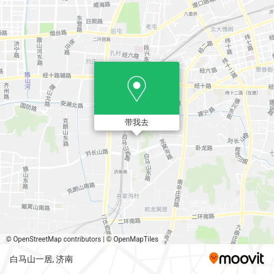 白马山一居地图