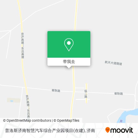 普洛斯济南智慧汽车综合产业园项目(在建)地图