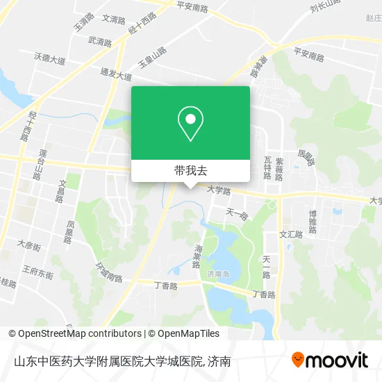 山东中医药大学附属医院大学城医院地图
