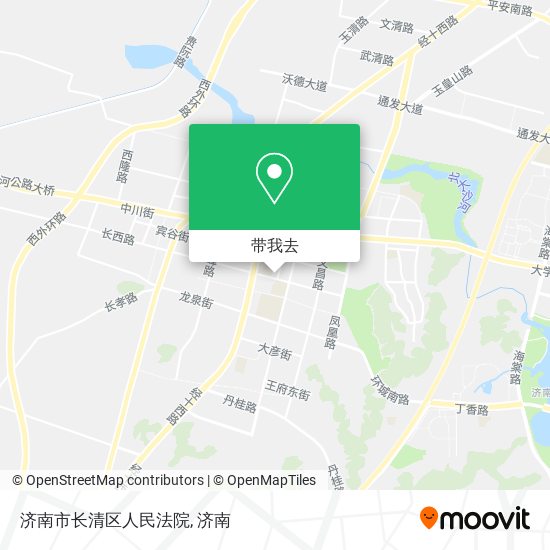 济南市长清区人民法院地图