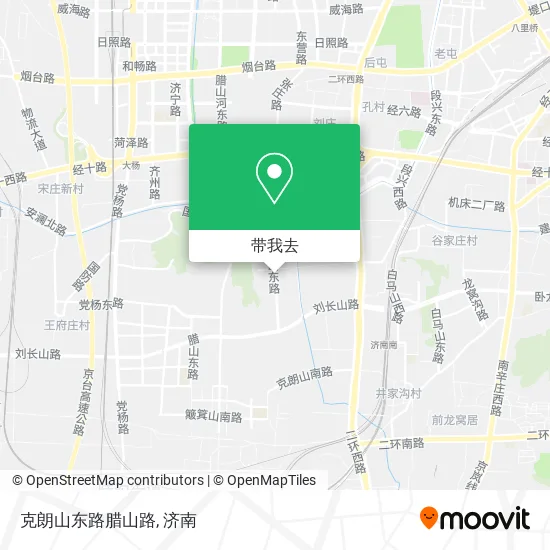 克朗山东路腊山路地图