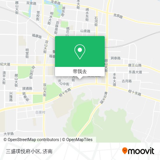 三盛璞悦府小区地图