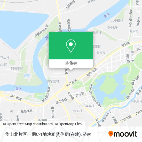 华山北片区一期C-1地块租赁住房(在建)地图