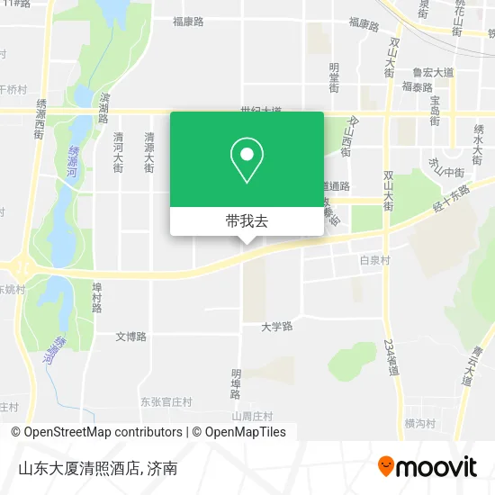 山东大厦清照酒店地图