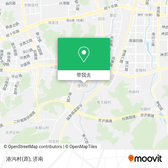 港沟村(原)地图
