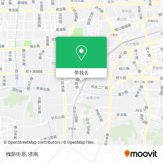 槐荫街居地图