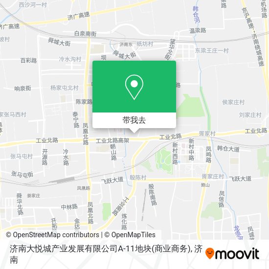 济南大悦城产业发展有限公司A-11地块(商业商务)地图