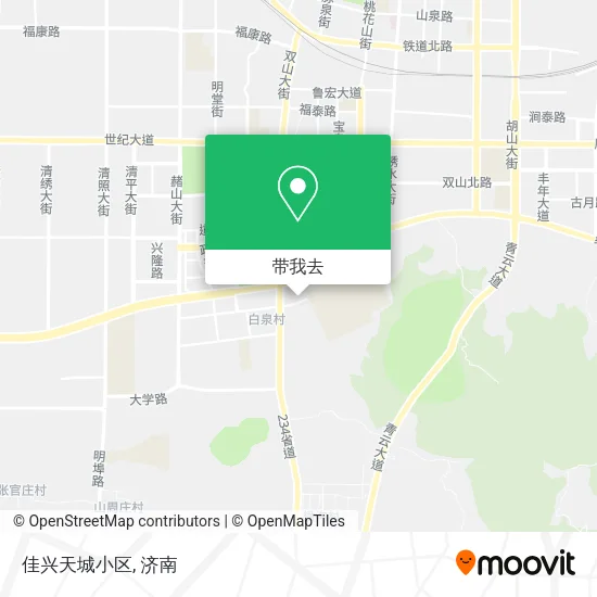 佳兴天城小区地图