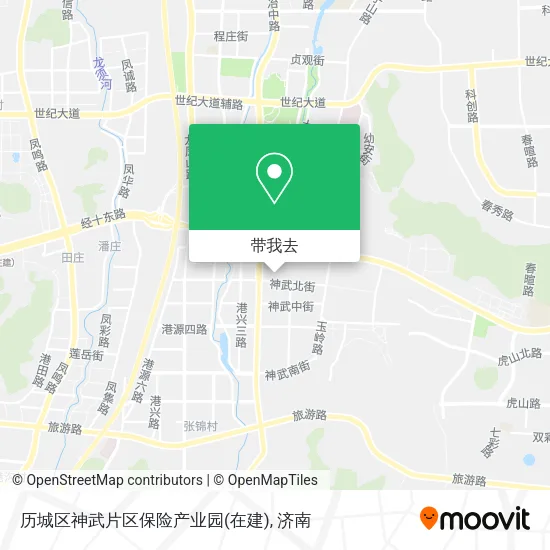 历城区神武片区保险产业园(在建)地图