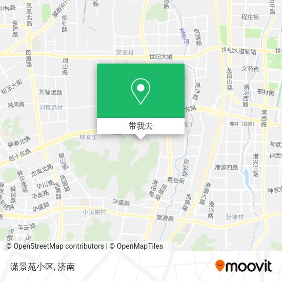 潇景苑小区地图