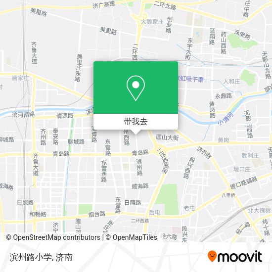 滨州路小学地图