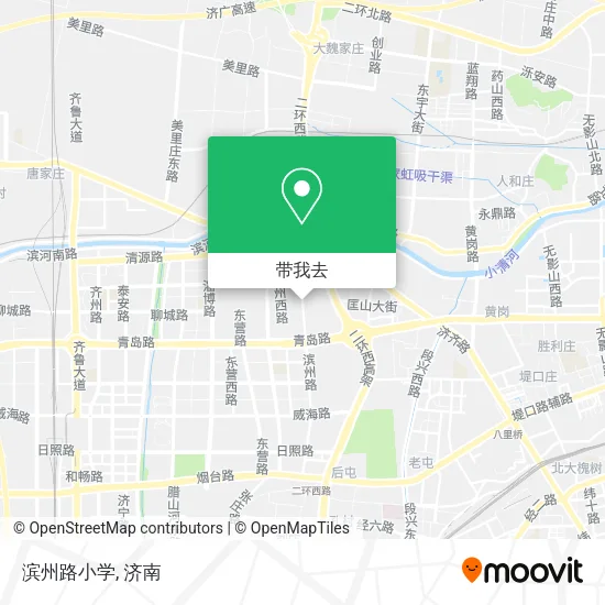 滨州路小学地图