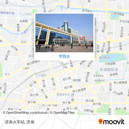 济南火车站地图