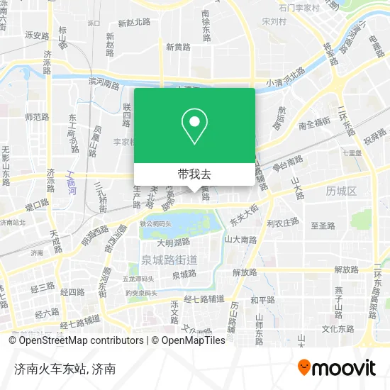 济南火车东站地图