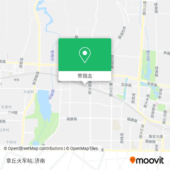 章丘火车站地图