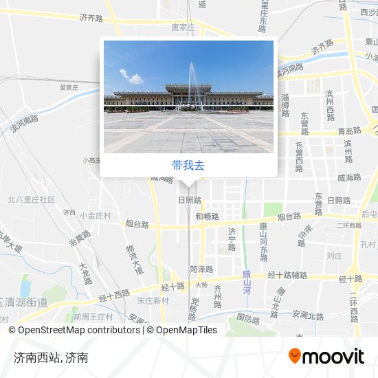济南西站地图