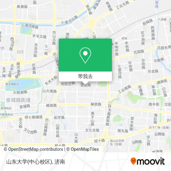 山东大学(中心校区)地图