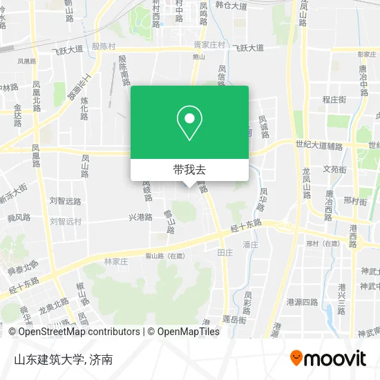 山东建筑大学地图