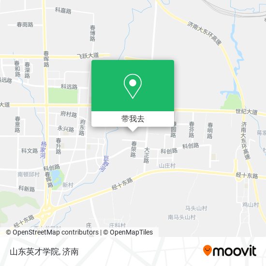 山东英才学院地图