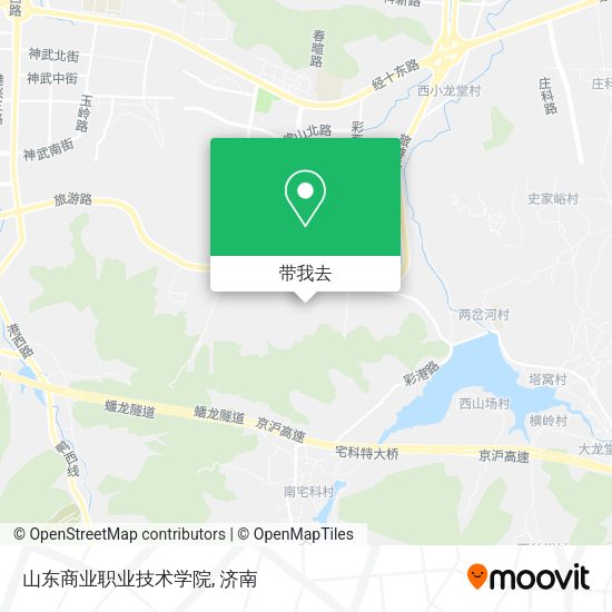 山东商业职业技术学院地图