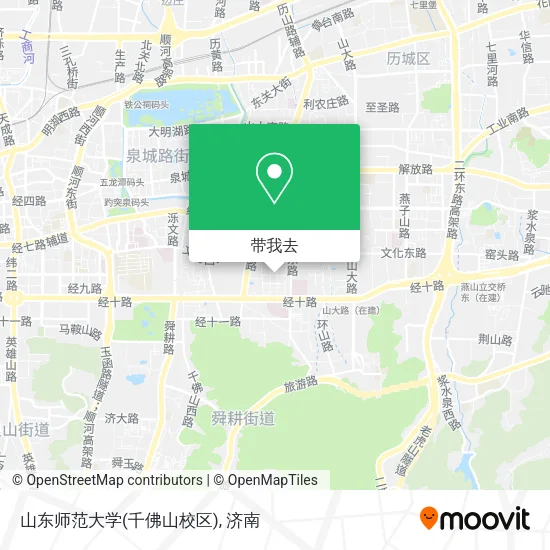 山东师范大学(千佛山校区)地图