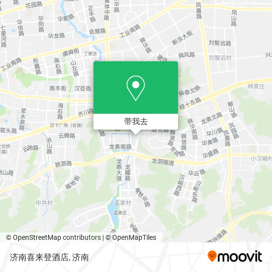 济南喜来登酒店地图