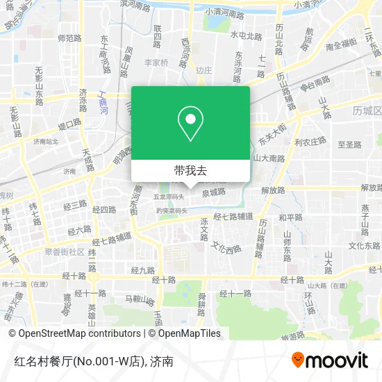 红名村餐厅(No.001-W店)地图