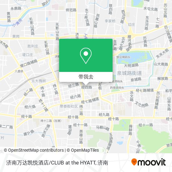 济南万达凯悦酒店/CLUB at the HYATT地图