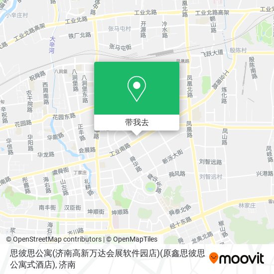 思彼思公寓(济南高新万达会展软件园店)(原鑫思彼思公寓式酒店)地图