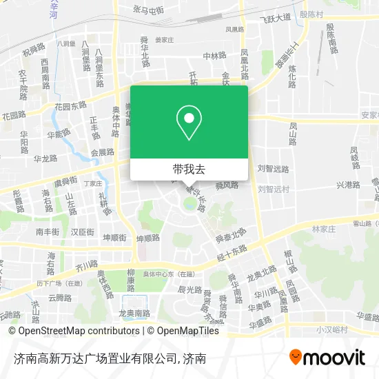 济南高新万达广场置业有限公司地图
