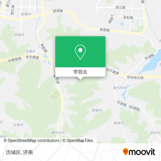 历城区地图