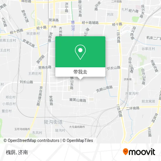 槐荫地图