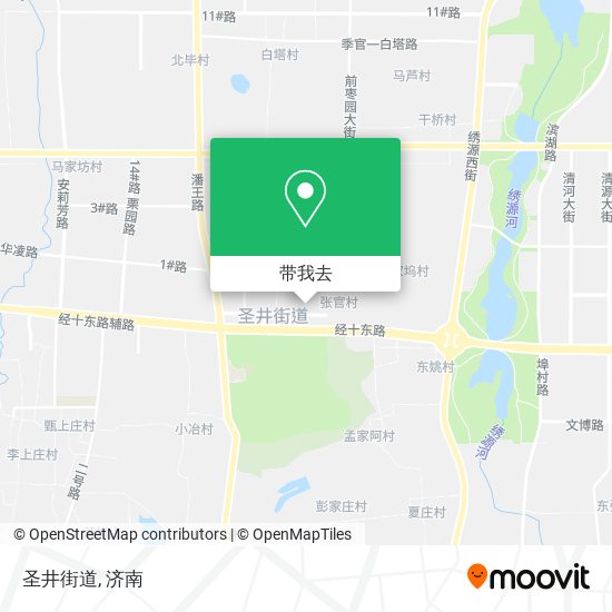 圣井街道地图