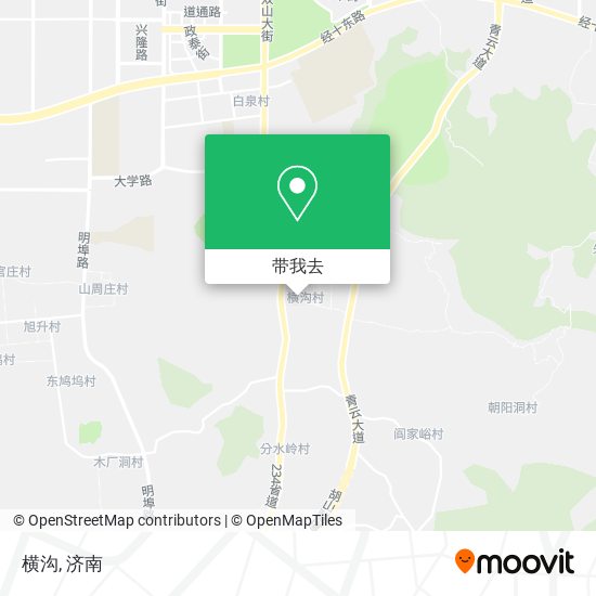 横沟地图