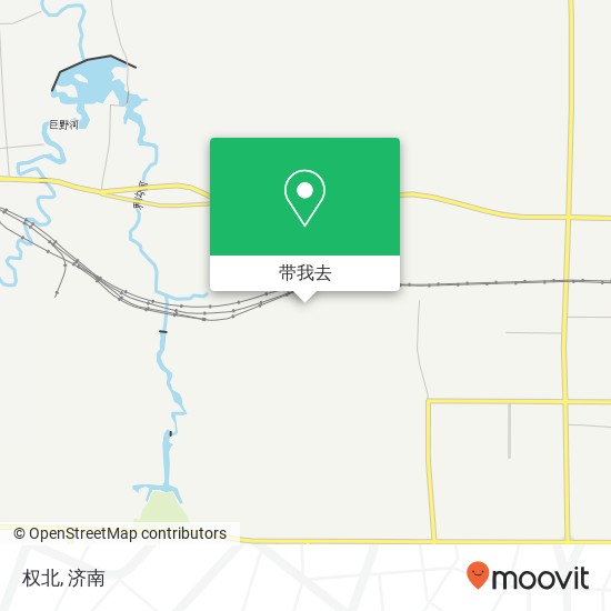 权北地图