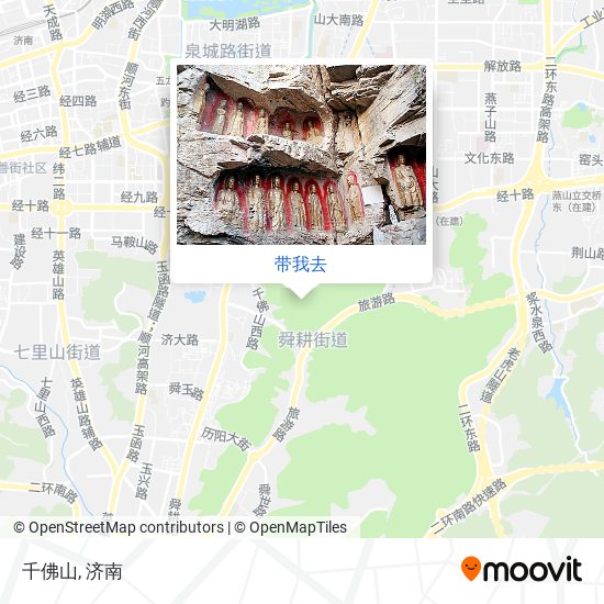 千佛山地图