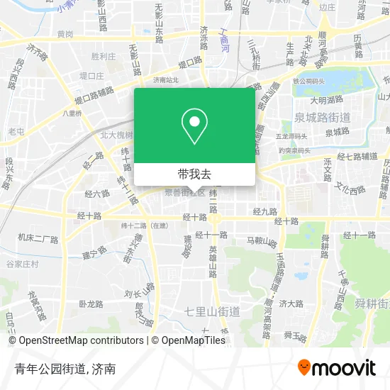 青年公园街道地图