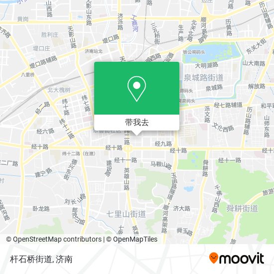 杆石桥街道地图